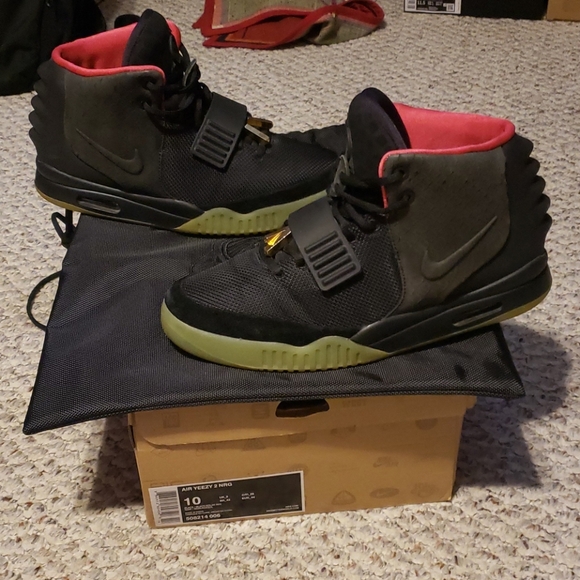 nike air yeezy 2 nrg solar red